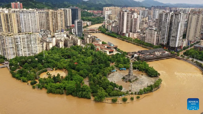 Tiongkok mengaktifkan respons penanggulangan banjir di 6 wilayah.