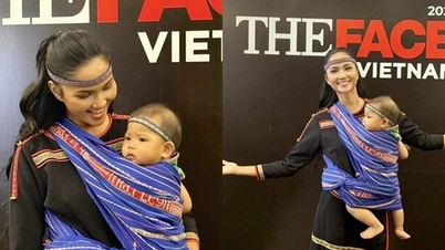 Vietnamese Stars 24h: H'Hen Niê carries her baby in the Ede style, Do Thi Ha reveals her relationship with her mother-in-law.