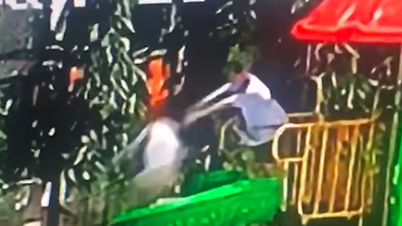 Keadaan kesihatan kanak-kanak yang jatuh dari gelongsor setinggi 1.5m di Hanoi.