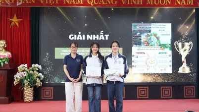 ພິທີມອບລາງວັນການແຂ່ງຂັນນະວັດຕະກໍາຄວາມປອດໄພດ້ານອາຫານສໍາລັບນັກຮຽນ