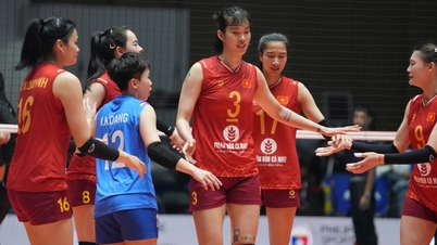 Det vietnamesiske kvindelige volleyballhold besejrede Indonesien efter en spændende kamp i fem sæt.