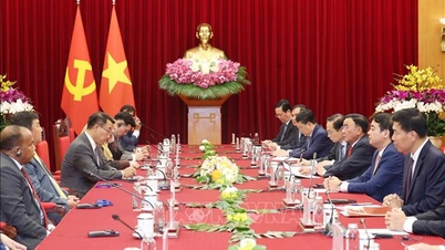 Thường trực Ban Bí thư Trần Cẩm Tú tiếp Trưởng đoàn các chính đảng các nước ASEAN
