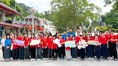 คณะผู้แทนเด็กจากเมืองตวเยนกวางเข้าร่วมโครงการแลกเปลี่ยนในมณฑลกวางซี (ประเทศจีน)