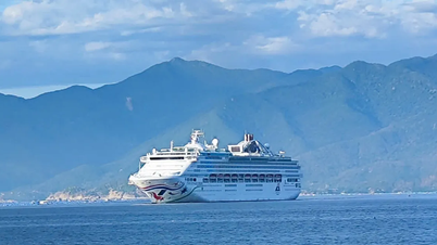 Khanh Hoa verwelkomt een cruiseschip met 1300 internationale toeristen aan boord.