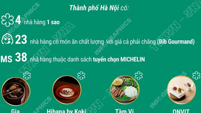 Hà Nội có 65 nhà hàng được Michelin vinh danh