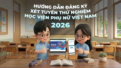ຄຳແນະນຳສຳລັບການລົງທະບຽນເຂົ້າຮ່ວມຂະບວນການຮັບເຂົ້າຮຽນທົດລອງຂອງໂຮງຮຽນແມ່ຍິງຫວຽດນາມໃນປີ 2026.