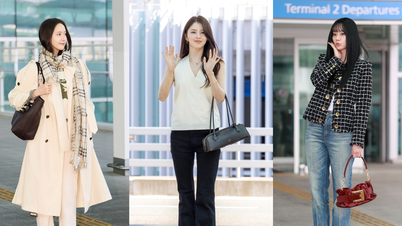 What airport fashion styles are Korean celebrities currently trending the most?