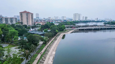 Hanoi renoveert tegelijkertijd parken en reguleert meren om het afwateringsprobleem op te lossen.