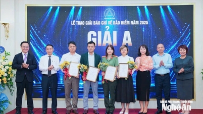 Surat Kabar, Radio & Televisi Nghe An Meraih Penghargaan A dalam Jurnalisme Asuransi 2025