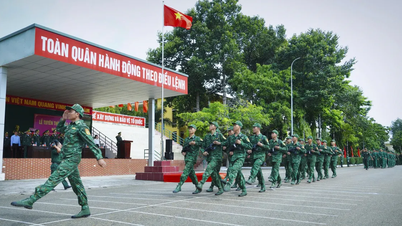 La Academia de la Guardia Fronteriza celebró una ceremonia de juramento para los nuevos reclutas.