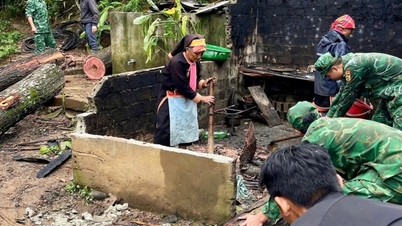 ລາຍເຈົາ: ທະຫານຊາຍແດນຊ່ວຍປະຊາຊົນແກ້ໄຂຜົນສະທ້ອນຈາກໄພພິບັດທາງທຳມະຊາດ.