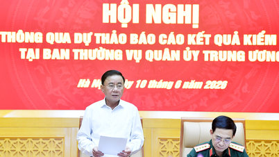 Thông qua Dự thảo báo cáo kết quả kiểm tra đối với Ban Thường vụ Quân ủy Trung ương