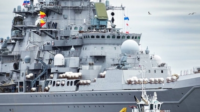 De Russische kruiser Admiral Nakhimov: een nucleair fort met hypersonische raketten aan boord.