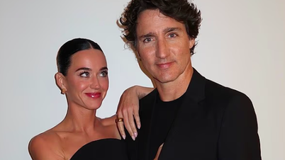 Katy Perry mãn nguyện khi ở bên cựu Thủ tướng Canada