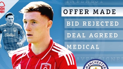 Manchester City, MU'yu geride bırakarak Elliot Anderson için rekor bir teklif yaptı.