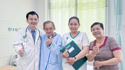 Sebuah rumah sakit di Can Tho menyelamatkan nyawa seorang pria lanjut usia yang terus menerus batuk mengeluarkan darah.