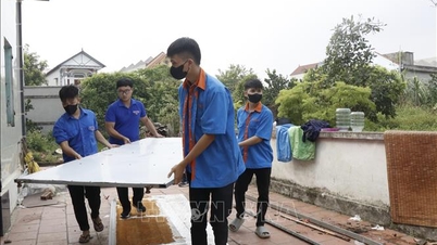 তরুণরা তাদের মাতৃভূমি গড়ার কাজে তারুণ্যের শক্তি দিয়ে অবদান রাখে।