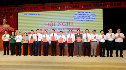 Fem centrale og provinsielle nyhedsbureauer og mediehuse i Thai Nguyen-provinsen underskrev en mediesamarbejdsaftale.