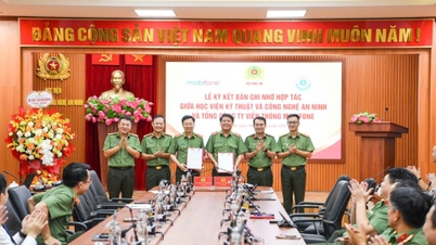 ក្រុមហ៊ុន MobiFone និងបណ្ឌិត្យសភាបច្ចេកវិទ្យា និងវិស្វកម្មសន្តិសុខ បានចុះហត្ថលេខាលើកិច្ចព្រមព្រៀងសហប្រតិបត្តិការមួយ។