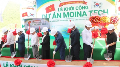 Pembangunan proyek moina teknologi Korea Selatan dimulai di Khanh Hoa.