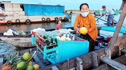 Terapung di pasar terapung