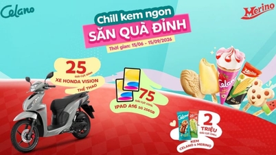 Săn Honda Vision và iPad cùng Celano & Merino hè 2026