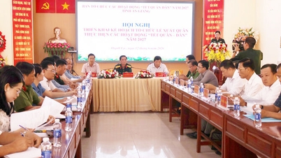 Lễ xuất quân thực hiện các hoạt động Tết Quân - Dân năm 2027 dự kiến diễn ra sáng 19/6