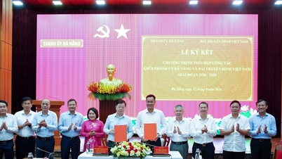 Da Nang City Party Committee og Vietnam Television underskrev et samarbejdsprogram for perioden 2026-2030.