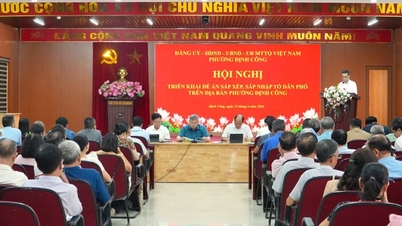 Le quartier de Dinh Cong prévoit de réorganiser ses groupes résidentiels, passant de 69 à 35.