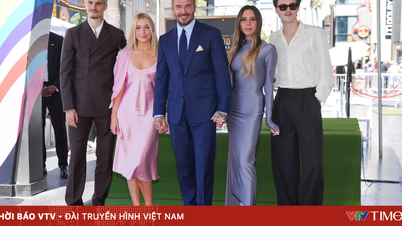 Brooklyn was absent, but Tom Cruise was present on the day David Beckham received his star on the Hollywood Walk of Fame.