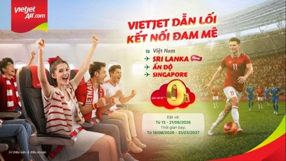 Vietjet is offering 40,000 Eco tickets priced from 0 VND on the Ho Chi Minh City – Colombo (Sri Lanka) route.
