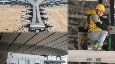 Seneste billeder fra indersiden af ​​Long Thanh lufthavns byggeplads.