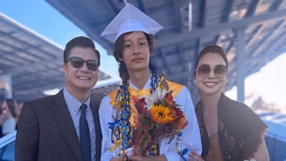 Jennifer Pham and Chi Bao: Civilized behavior after divorce for the sake of their children's future.