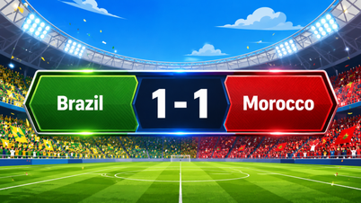 Brasil bermain imbang dengan Maroko berkat momen brilian dari Vinicius.