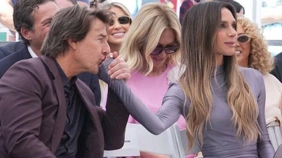 The moment Tom Cruise kissed Beckham's wife's hand sparked discussion.