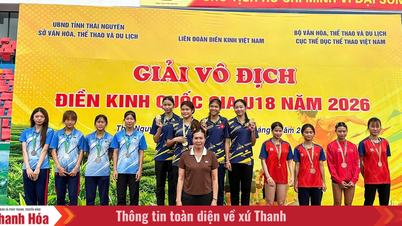 Thanh Hoa diharapkan dapat mencetak prestasi gemilang di Kejuaraan Atletik Nasional U18 tahun 2026.