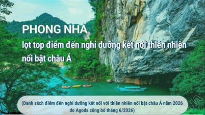 Phong Nha (Quang Tri) ha sido galardonado como el principal destino turístico de naturaleza de Asia.
