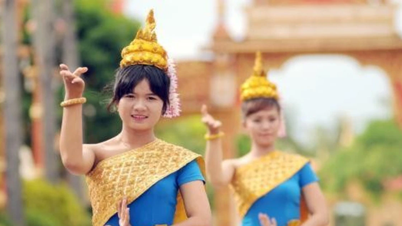 Seni tari Apsara yang unik dari masyarakat Khmer.