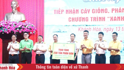 Menderma 230 tan baja, berganding bahu dengan "Green Trường Sa" (Kepulauan Spratly).