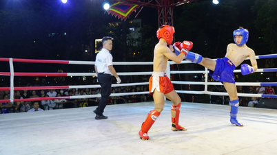 Upacara Pembukaan Kompetisi Kickboxing di Festival Olahraga Provinsi Gia Lai dan Kejuaraan Kickboxing Remaja 2026