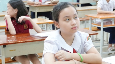 Das Wettbewerbsverhältnis für die 6. Klasse an der Tran Dai Nghia Schule ist in diesem Jahr niedriger als im letzten Jahr.
