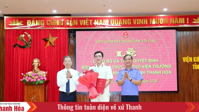 Anuncio y presentación de la decisión de adscribir al fiscal al cargo de Fiscal Jefe Adjunto de la Fiscalía Popular de la provincia de Thanh Hoa.