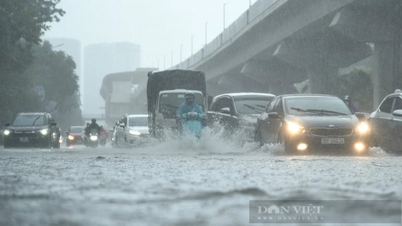 Senaste nytt om kraftigt regn i Hanoi: Från sen eftermiddag och ikväll (15 juni) kommer norra delen av landet att drabbas av kraftigt regn på över 200 mm.