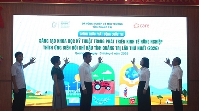 Næsten 1,2 milliarder VND afsat til initiativer til tilpasning til klimaforandringer i Quang Tri-provinsen.
