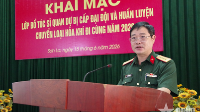ซอนลาเปิดหลักสูตรทบทวนความรู้ประจำปี 2026 สำหรับนายทหารกองหนุนระดับกองร้อย