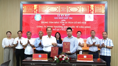 Huen keisarillisten kaupunkien suojelukeskus ja Van Minh International Trading Company Limited allekirjoittivat yhteistyöpöytäkirjan