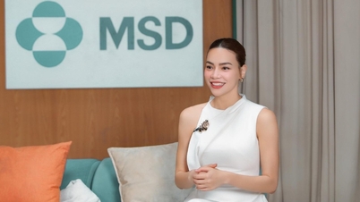 Ho Ngoc Ha berkolaborasi dengan MSD Vietnam untuk menyebarkan pesan 'Bersikap proaktif, bukan berpuas diri - Hargai momen-momen berharga penuh cinta dengan ketenangan pikiran'.
