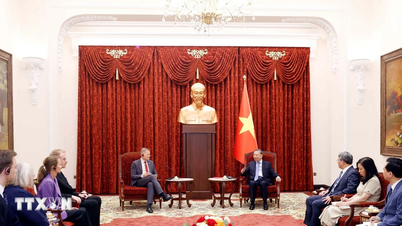 Le secrétaire général et président To Lam reçoit l'ambassadeur du Danemark.