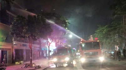 As autoridades controlaram prontamente o incêndio no armazém na área urbana de Van Phu.