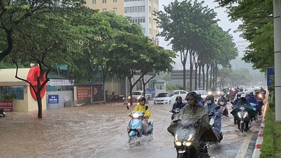 Här är åtta provinser och städer som upplevde den kraftigaste nederbörden idag under det omfattande kraftiga regnhändelsen i norra Vietnam.